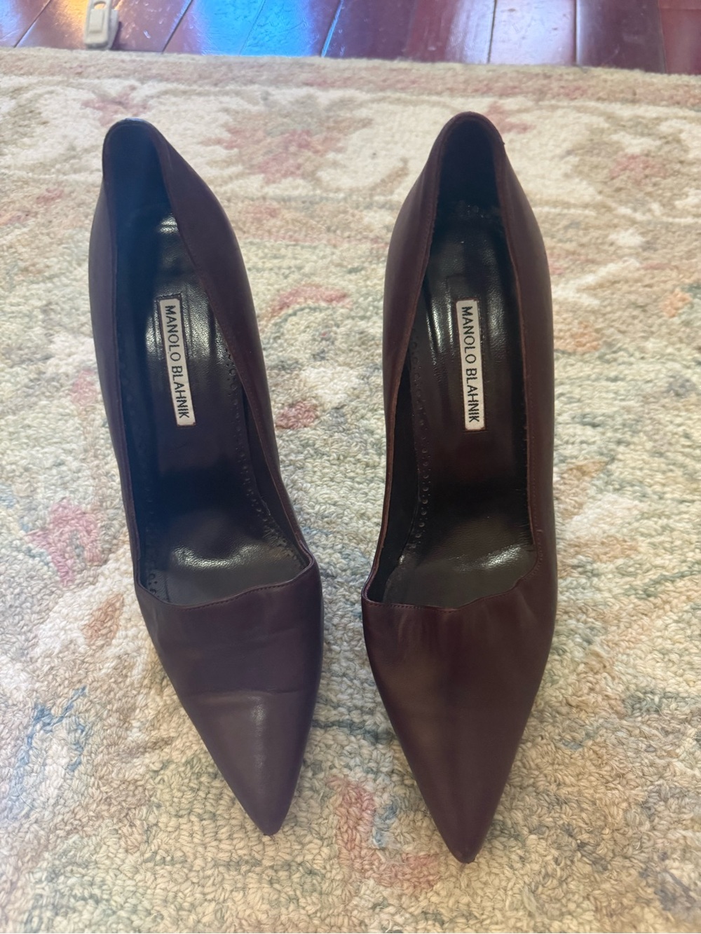 Manolo Blahnik Pointed Toe Heels